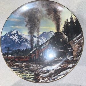 Steam on the CPR “The Dominion” Collector Plate – Theodore A. Xaras